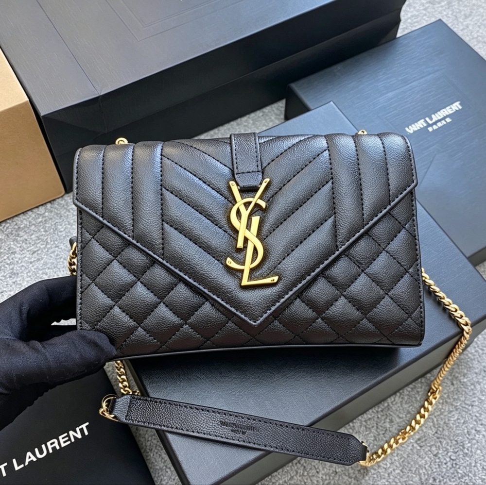 YSL Medium Quilted Leather Bag